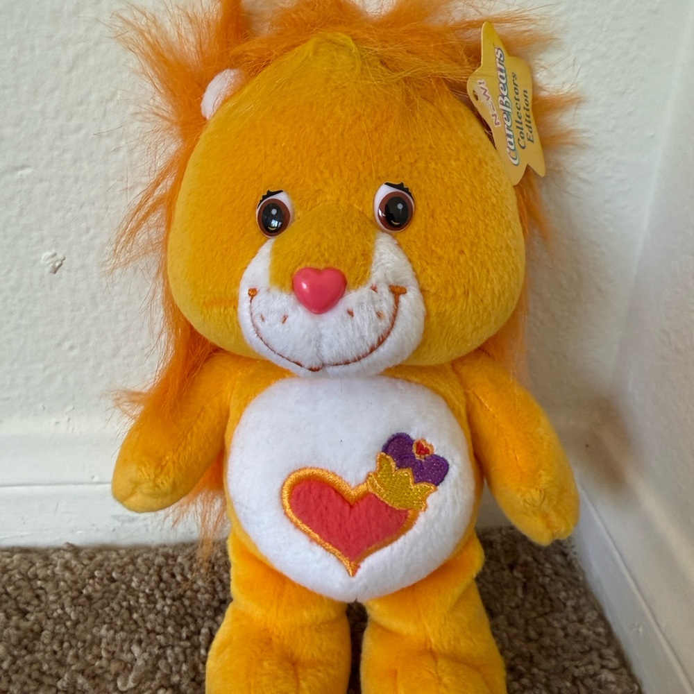 Care Bears Cheerful Lion Plush Toy - Orange